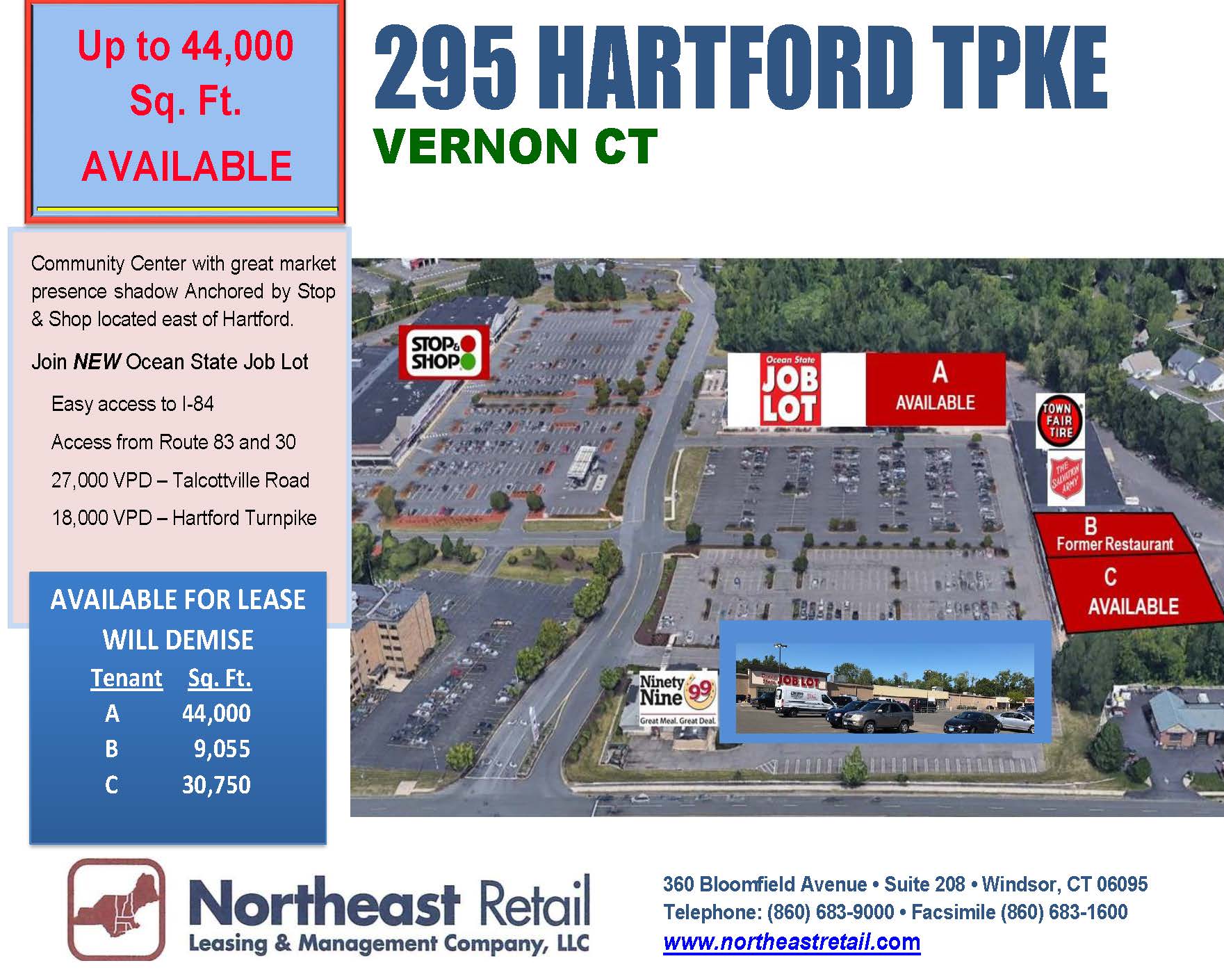 Vernon, CT Northeast Retail